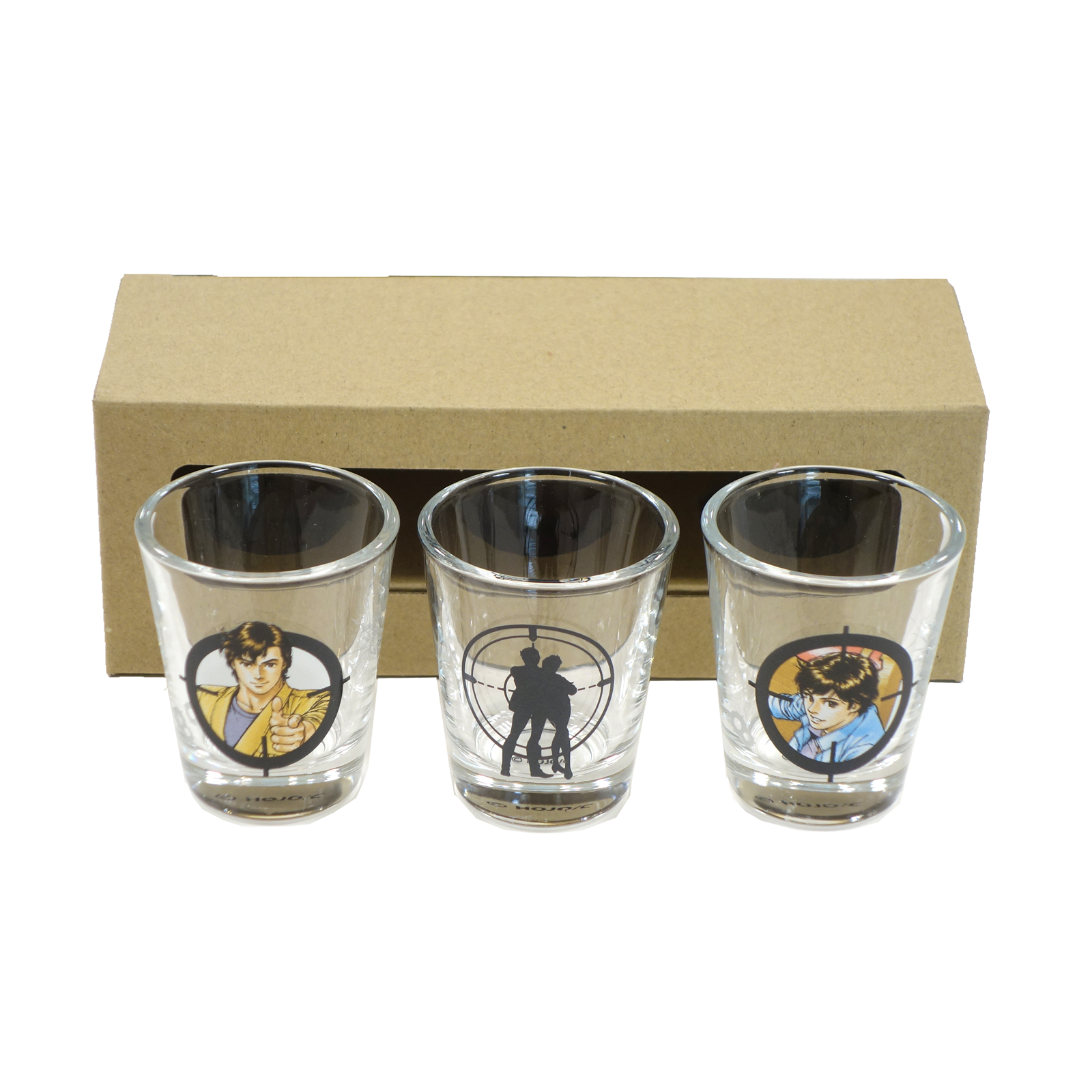 40thビジュアル ショットグラス【3個セット】 – シティーハンター大原画展