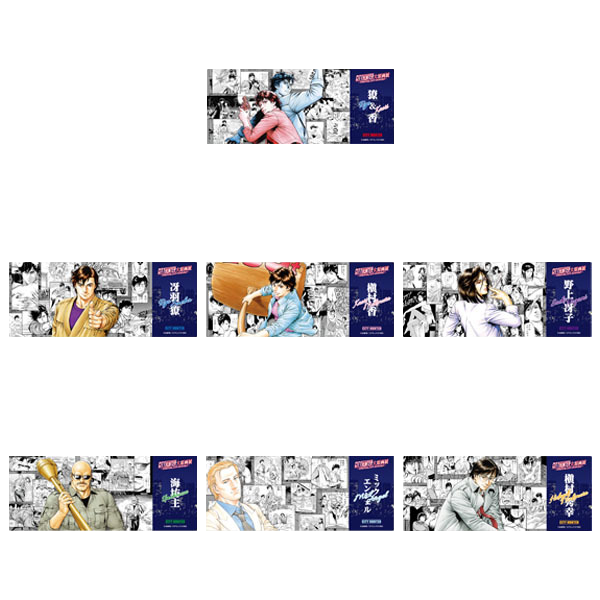 トレーディングキャラクタークリアカード【全7種】 – シティーハンター