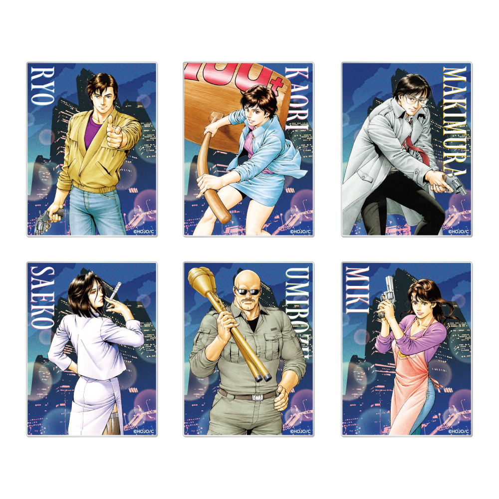 トレーディングアクリルカード【全6種】 – シティーハンター大原画展 トレーディングアクリルカード【全6種】 – シティーハンター大原画展