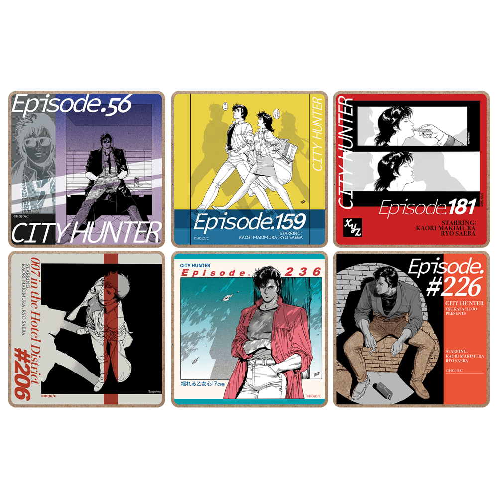 ランダムウッドコースター【全6種】 – シティーハンター大原画展 ランダムウッドコースター【全6種】 – シティーハンター大原画展