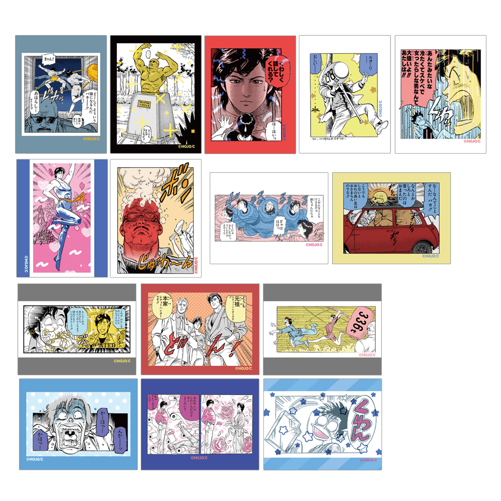 ランダムコミカルステッカー【全15種】 – シティーハンター大原画展