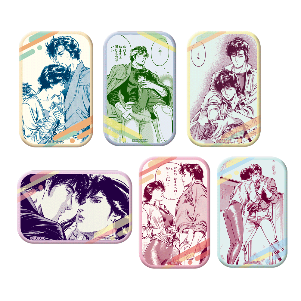 ランダムスクエア缶バッジ【全6種】 – シティーハンター大原画展 ランダムスクエア缶バッジ【全6種】 – シティーハンター大原画展