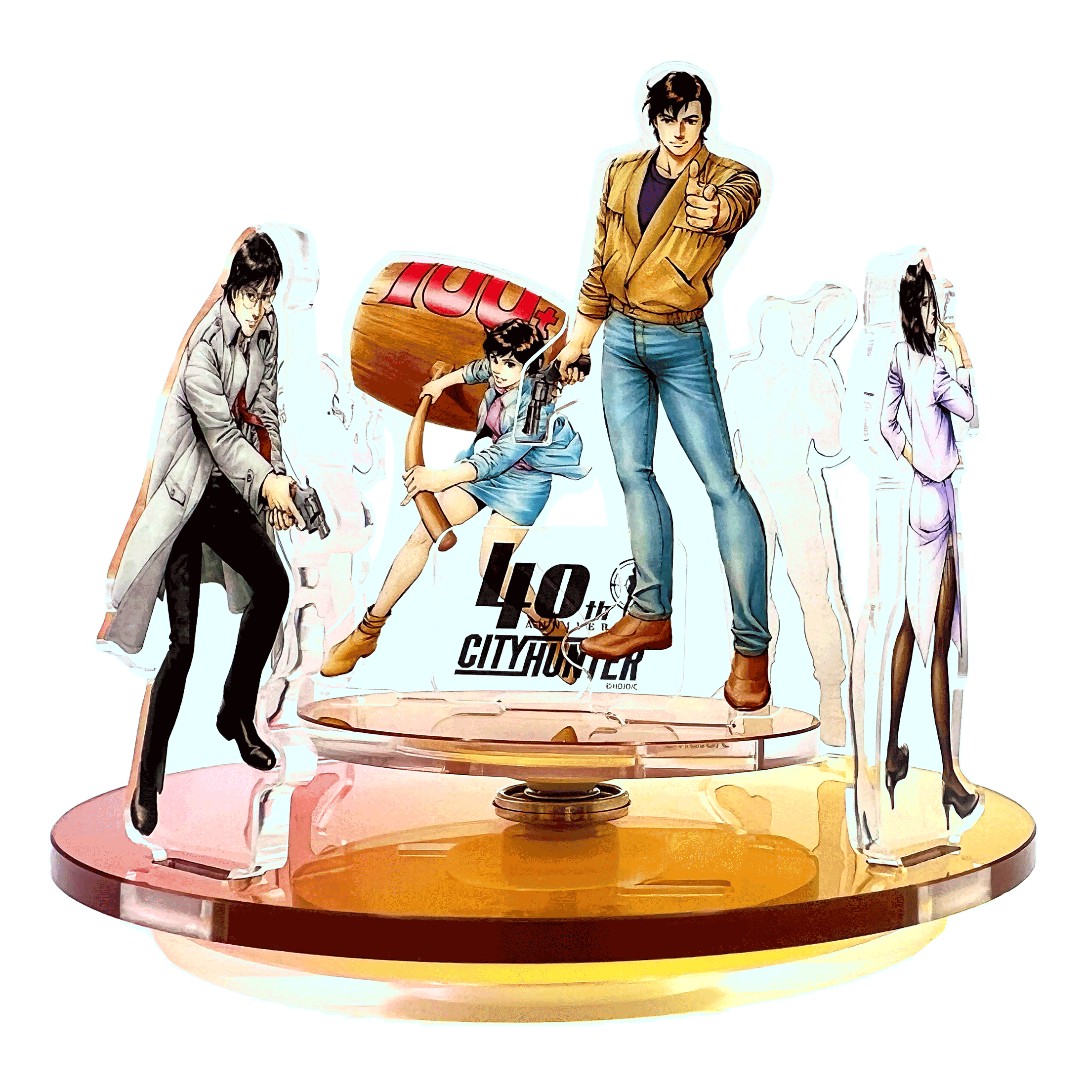 40thビジュアル回転アクリルスタンド – シティーハンター大原画展