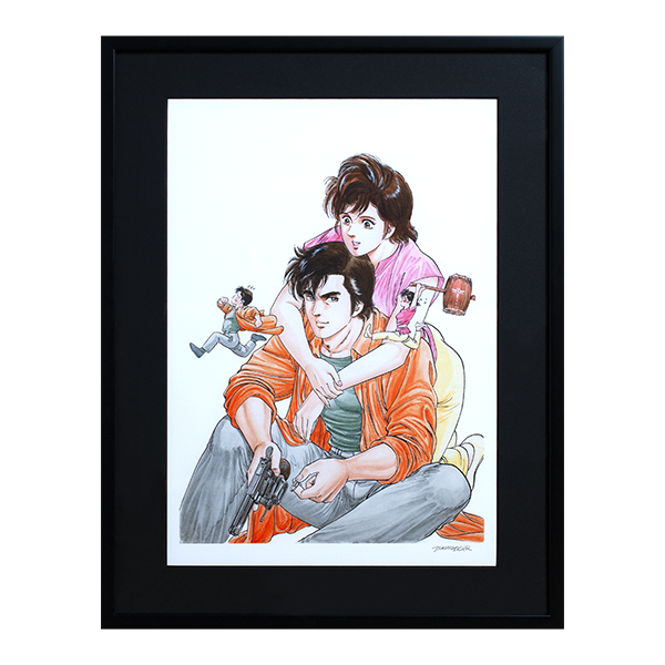 ジクレー版画 「週刊少年ジャンプ 1987年キャッチフレーズグランプリ用イラスト」