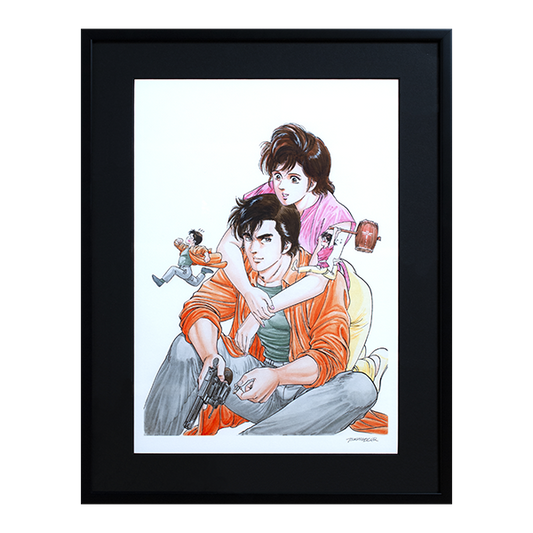 ジクレー版画 「週刊少年ジャンプ 1987年キャッチフレーズグランプリ用イラスト」