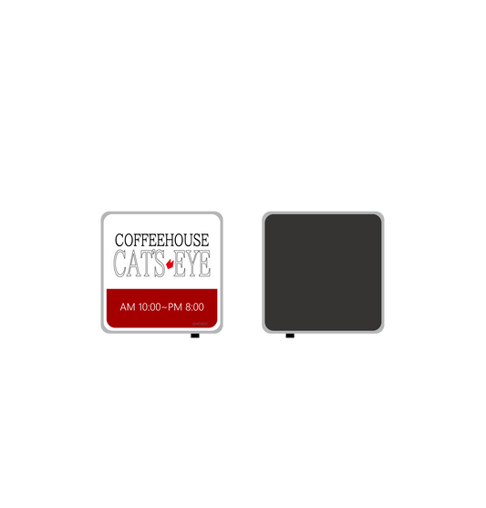 喫茶キャッツアイ看板風 ライトマグネット