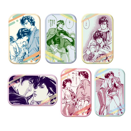 ランダムスクエア缶バッジ【全6種】