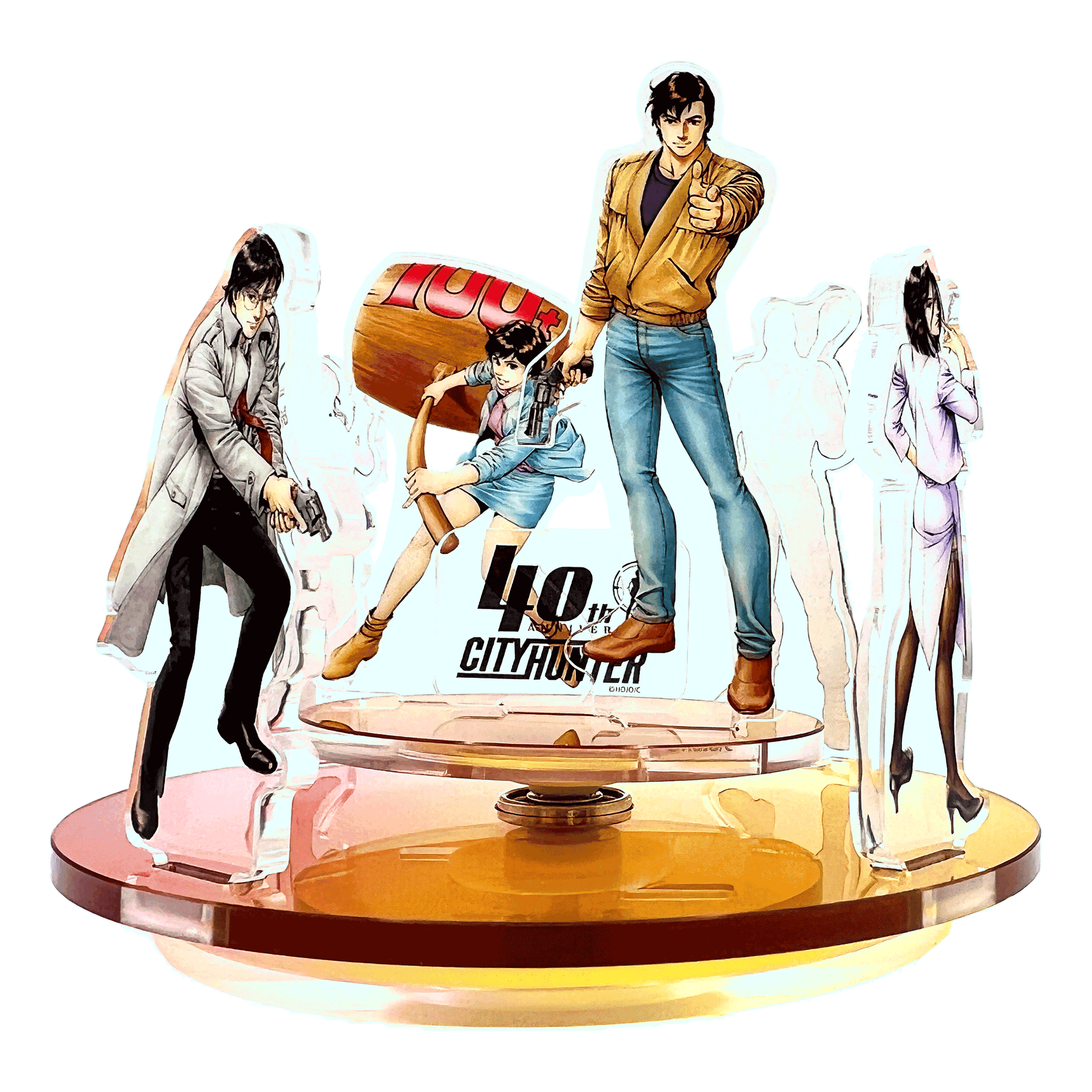 40thビジュアル回転アクリルスタンド – シティーハンター大原画展